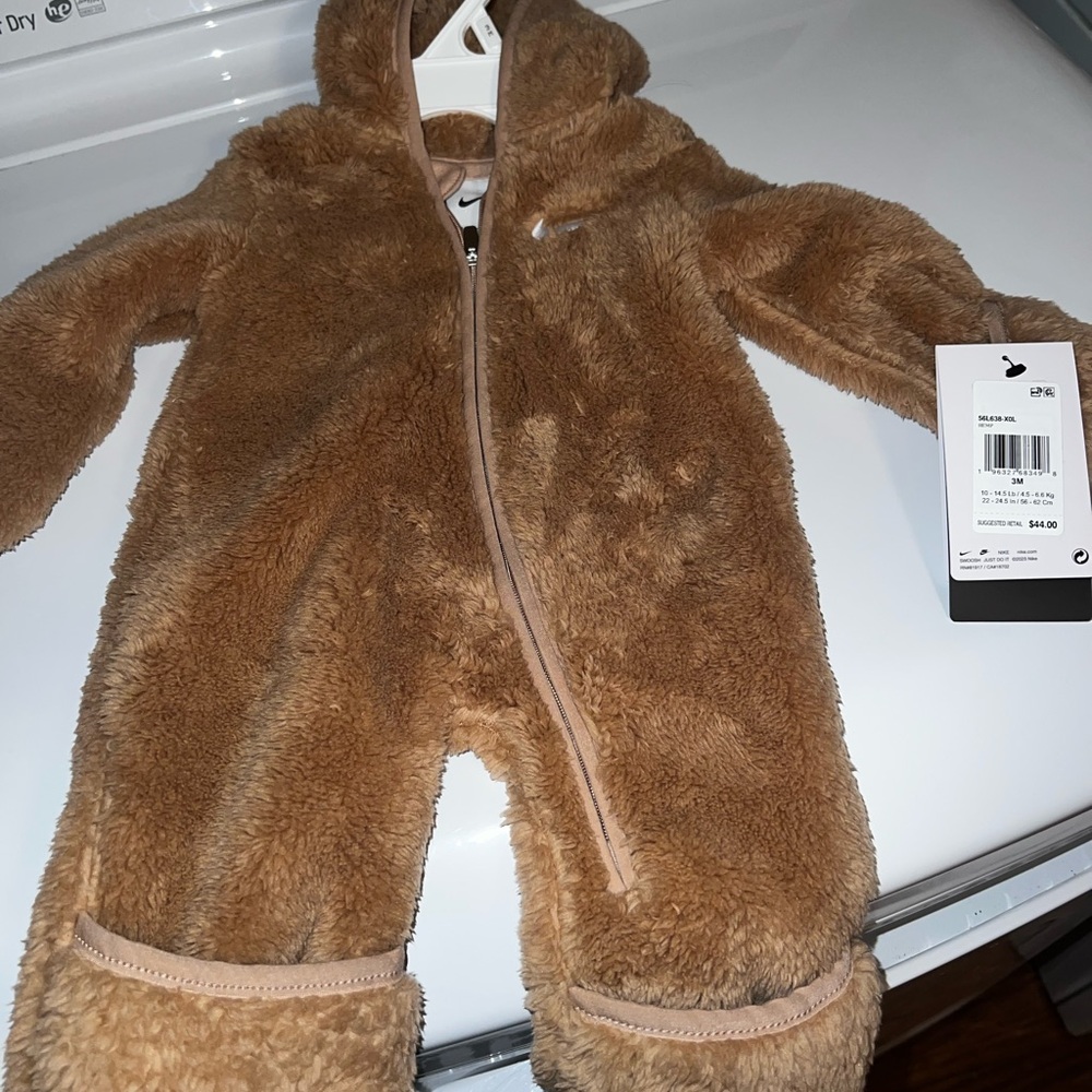 Nike hooded Sherpa coverall